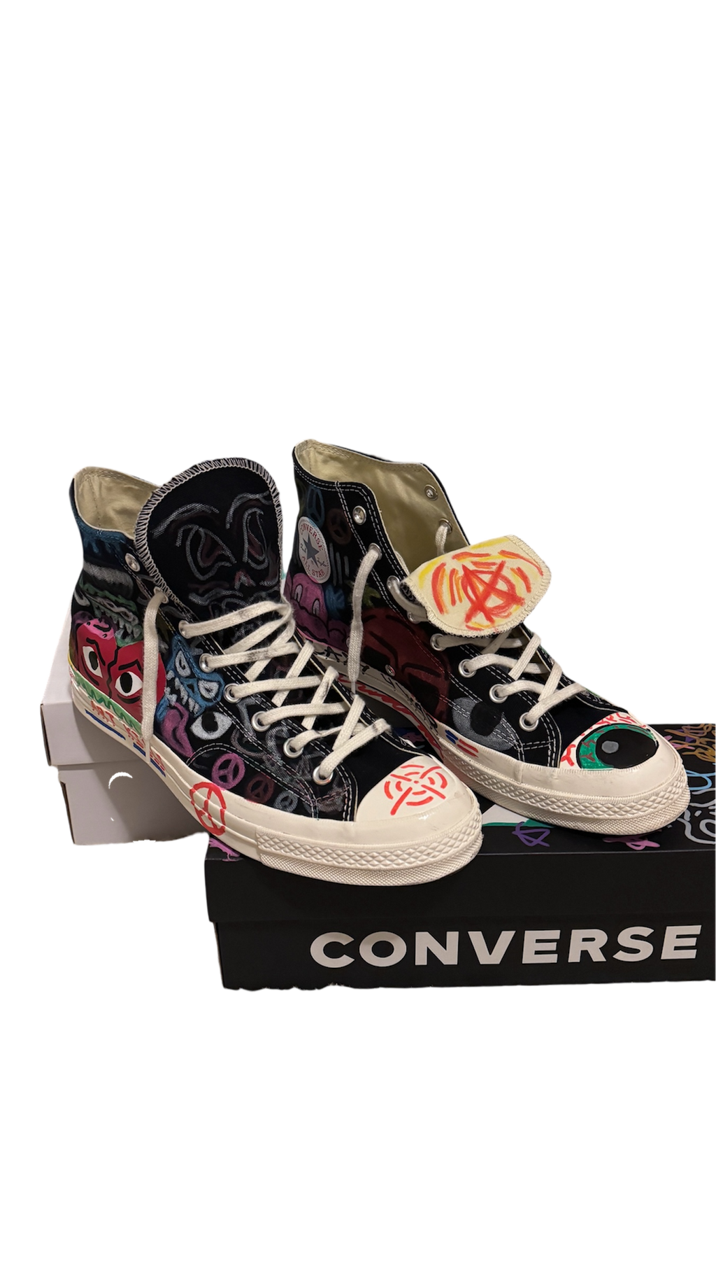 Customized High-Top Converse