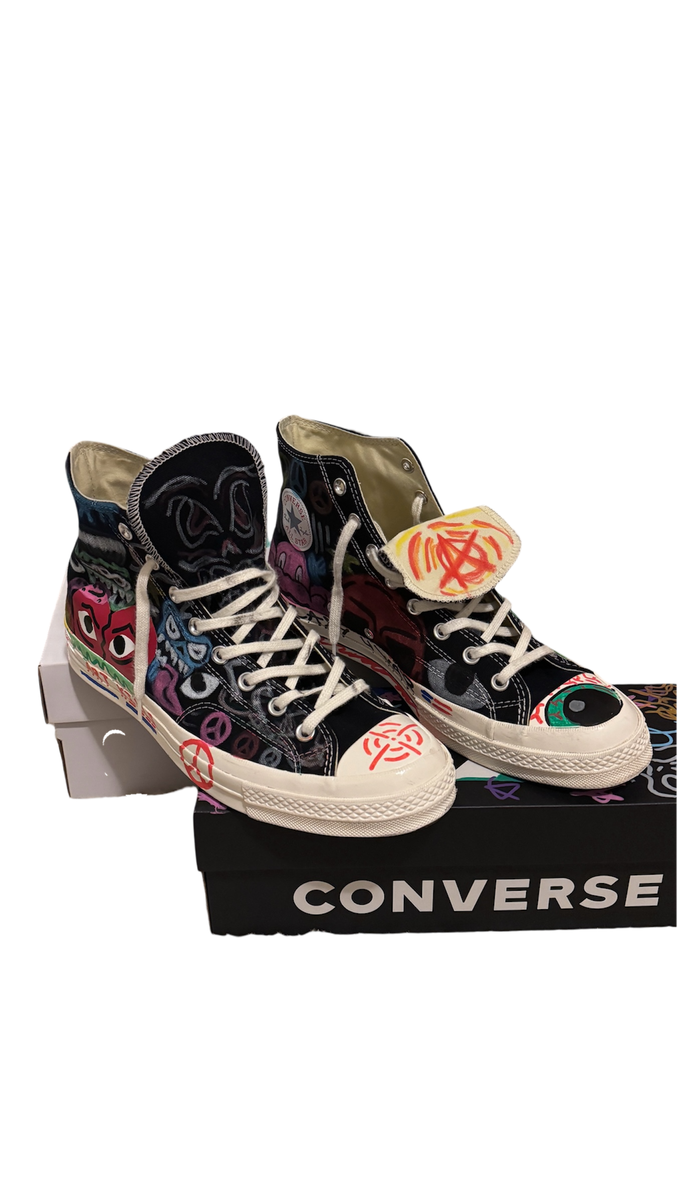 Customized High-Top Converse