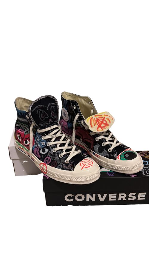 Customized High-Top Converse