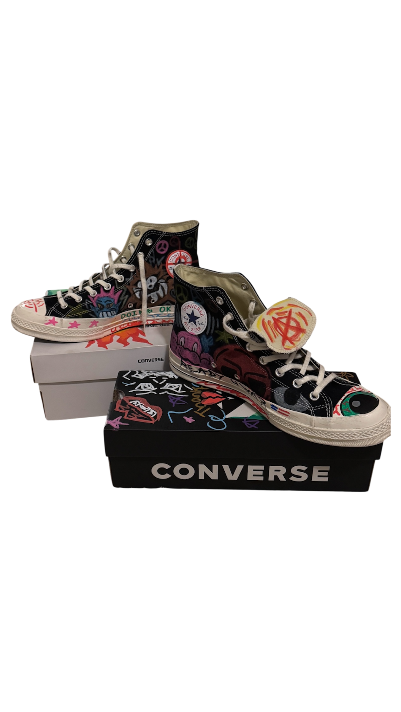 Customized High-Top Converse