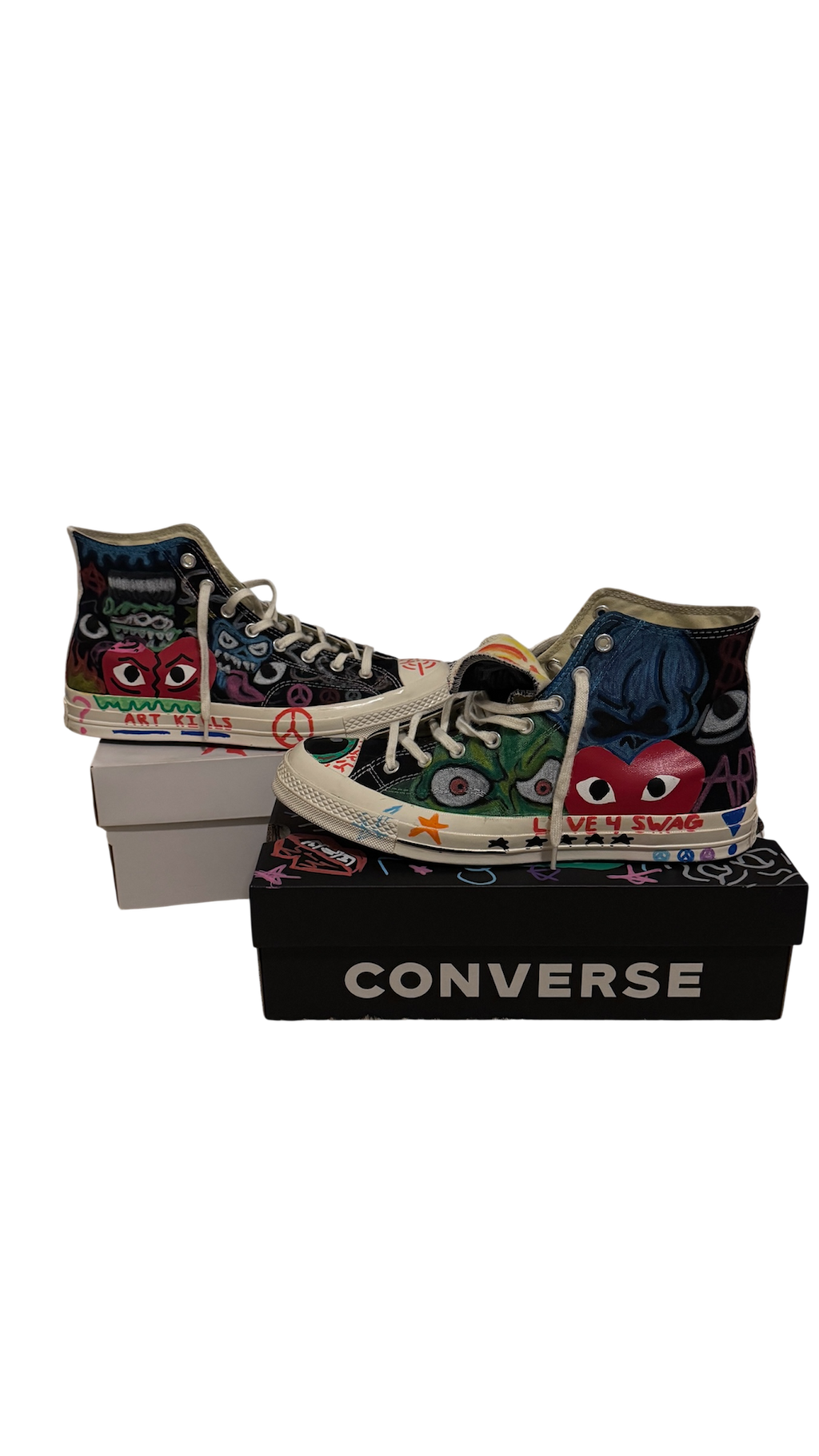 Customized High-Top Converse