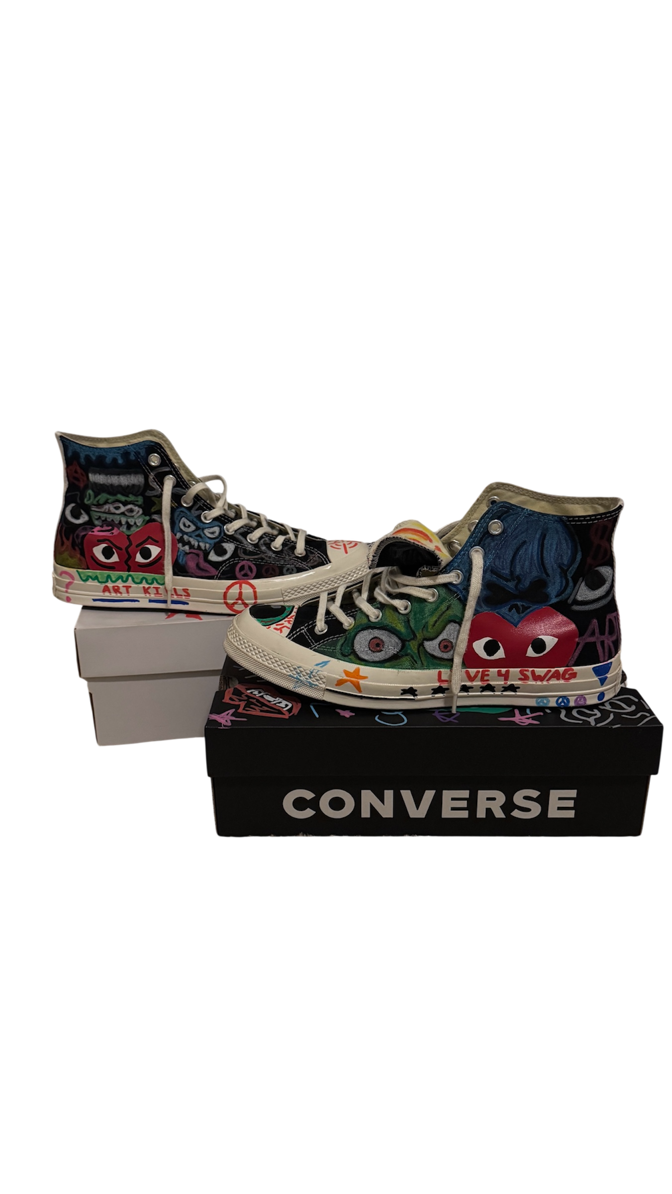 Customized High-Top Converse